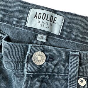 AGOLDE Feel Good Jeans Gray Denim Size 29